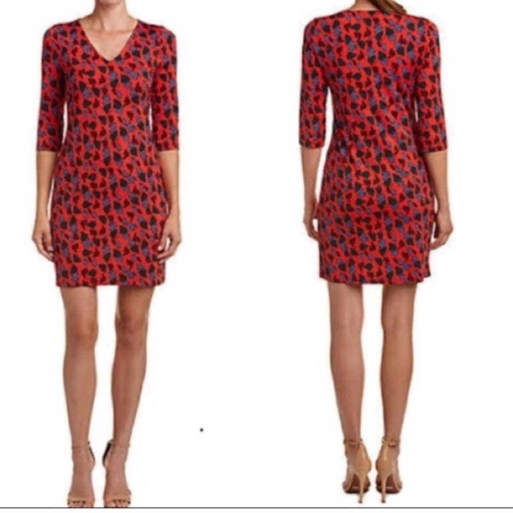 NWT! Tracy Negoshian Emily Dress-Chevron flowers